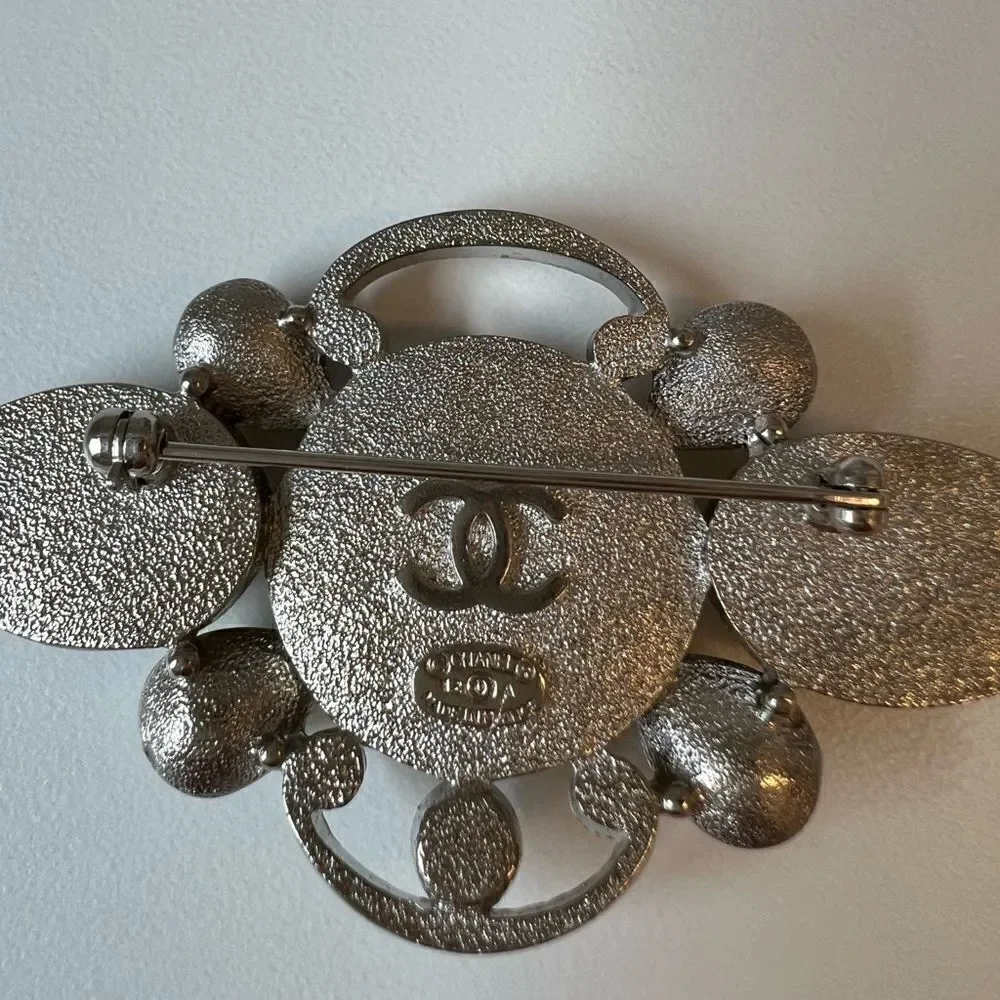 - Chanel Floating Opal Pin/Brooch. Pristine Condition.